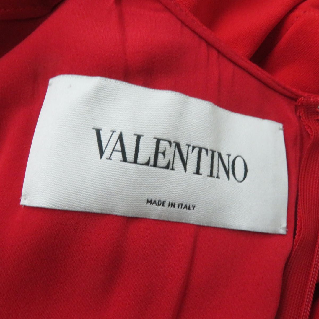 VALENTINO one piece silk Red 42