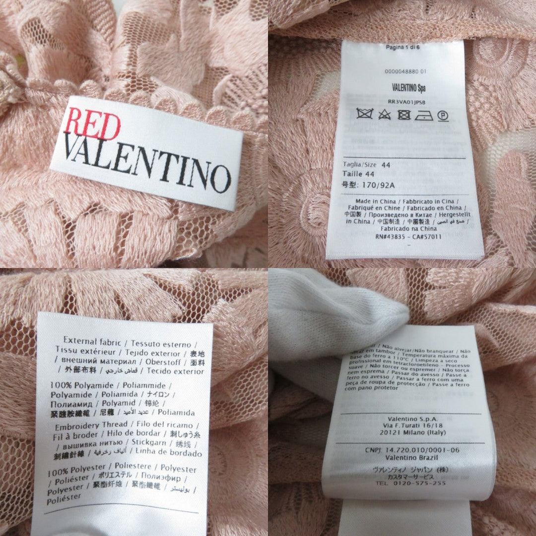 VALENTINO one piece Nylon pink beige 44