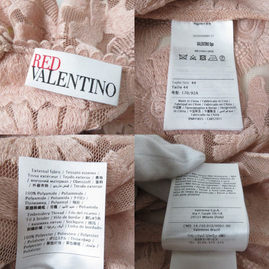 VALENTINO one piece Nylon pink beige 44