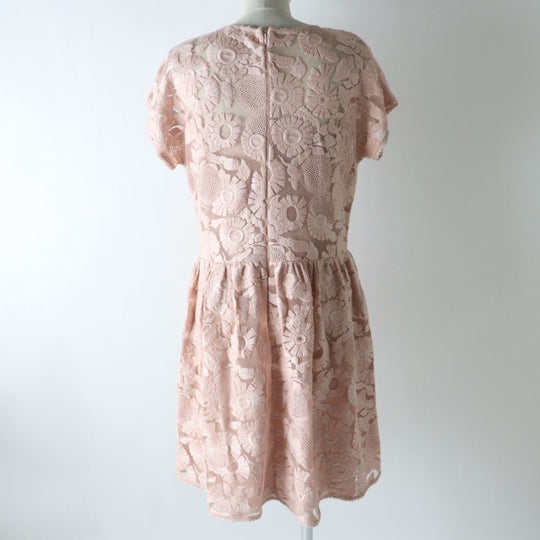 VALENTINO one piece Nylon pink beige 44
