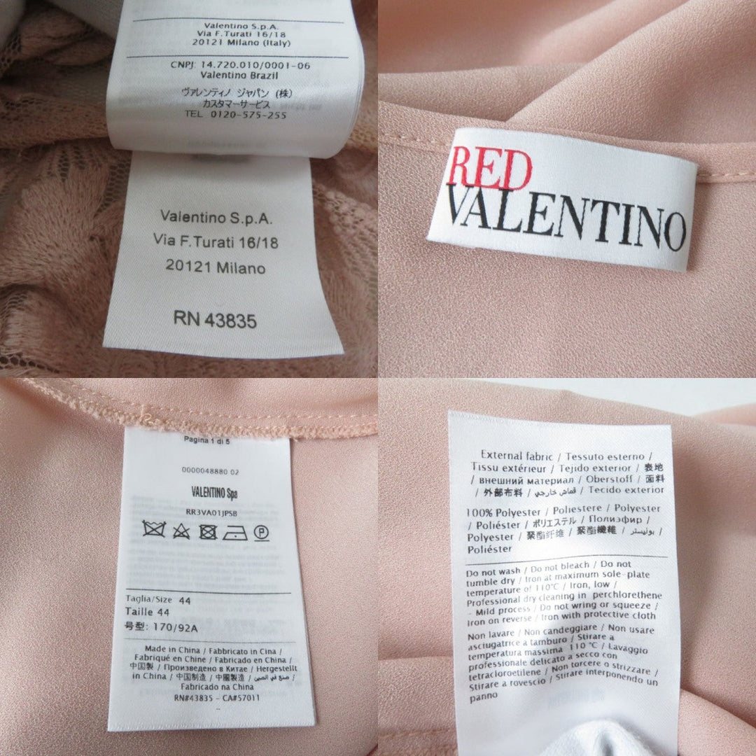 VALENTINO one piece Nylon pink beige 44