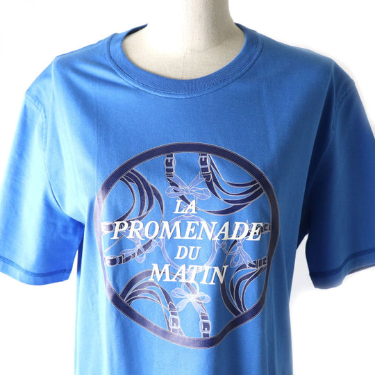 HERMES one piece cotton blue 36