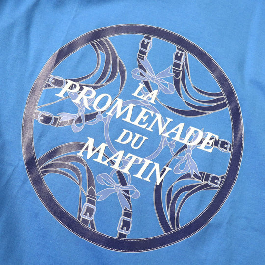 HERMES one piece cotton blue 36