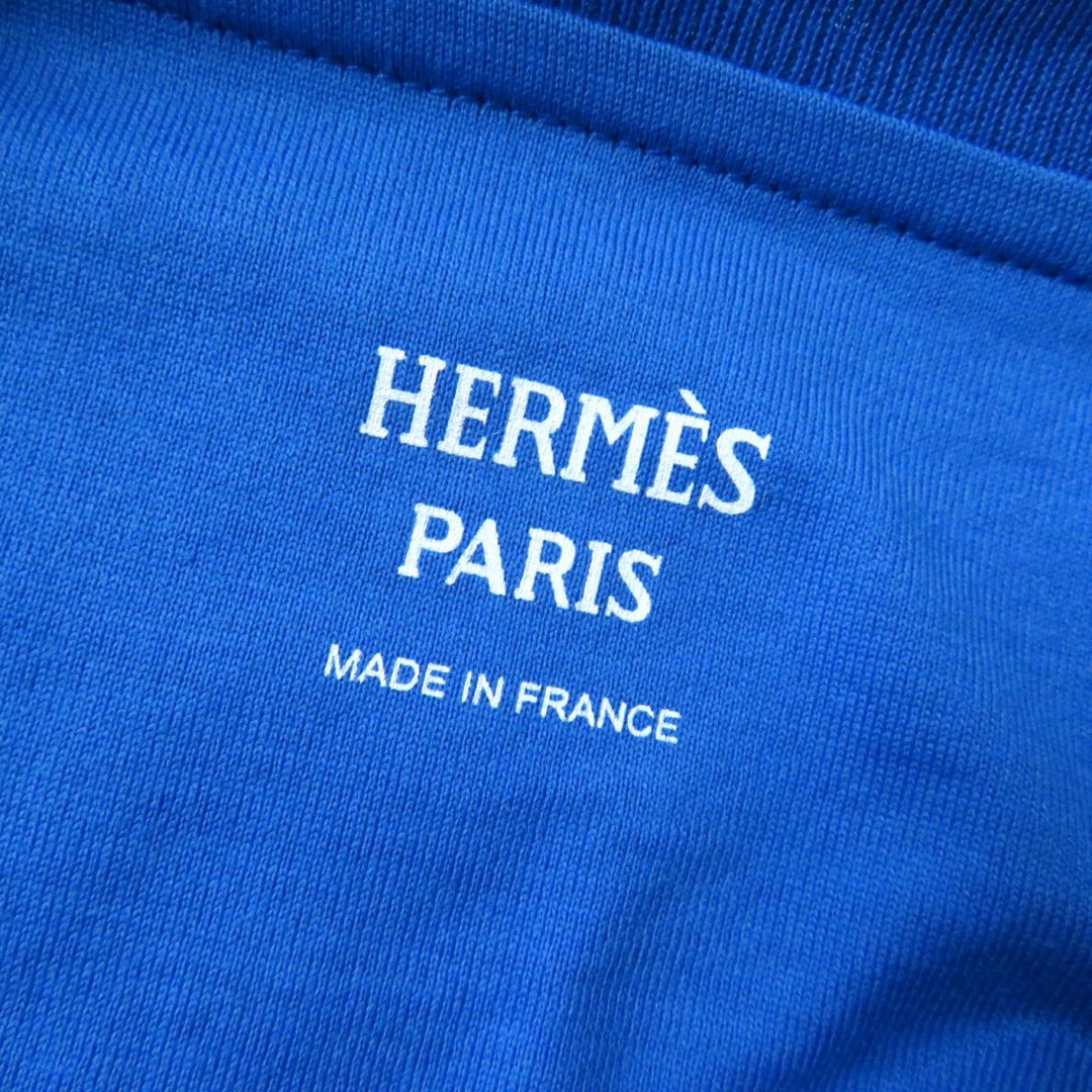 HERMES one piece cotton blue 36