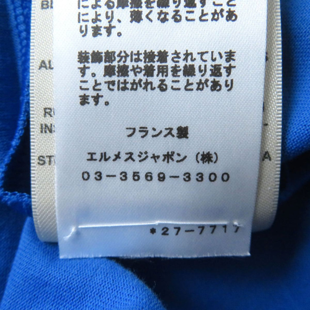 HERMES one piece cotton blue 36