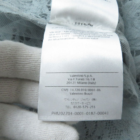 VALENTINO one piece cotton Ice blue 40