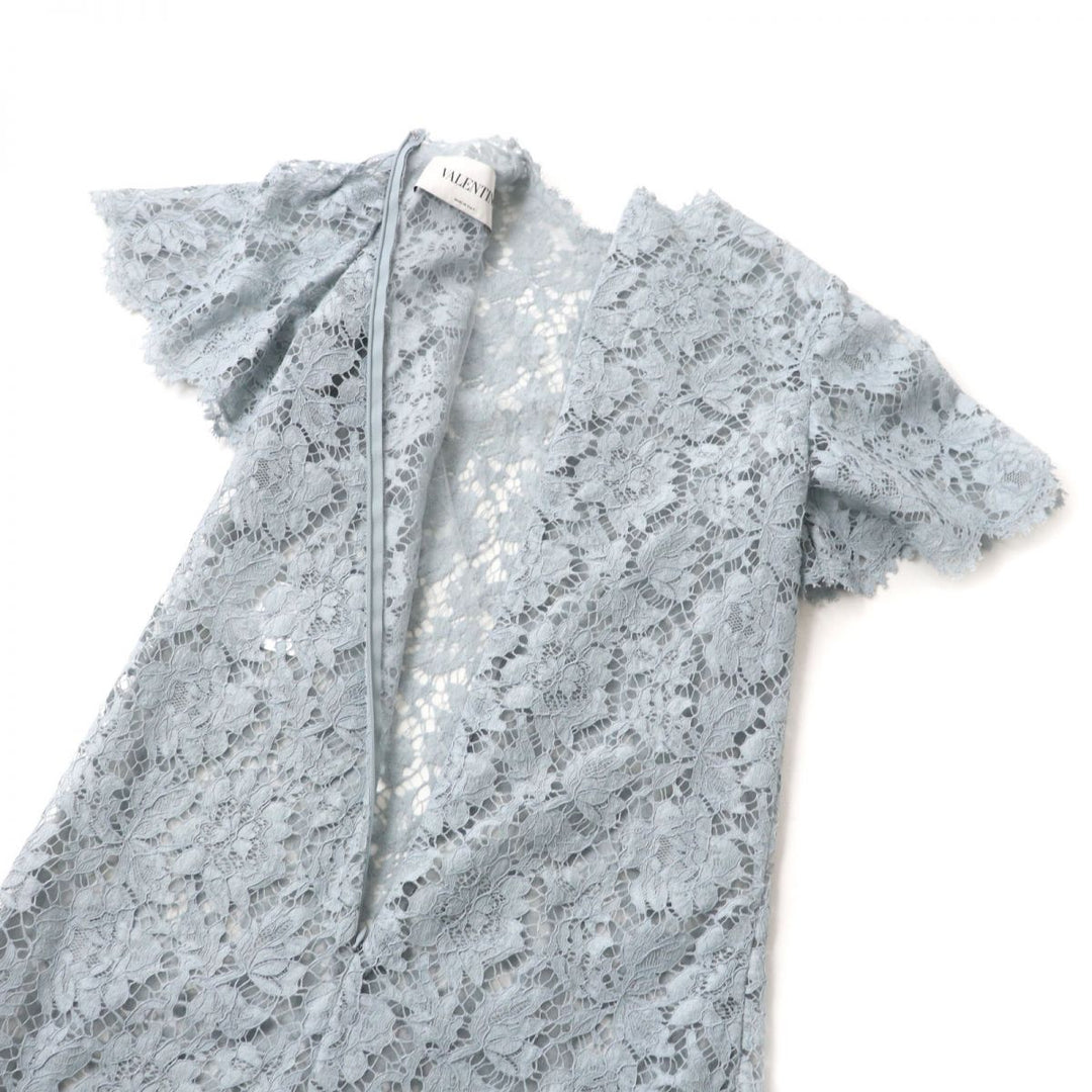 VALENTINO one piece cotton Ice blue 40