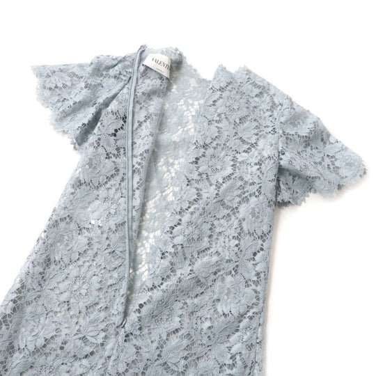 VALENTINO one piece cotton Ice blue 40