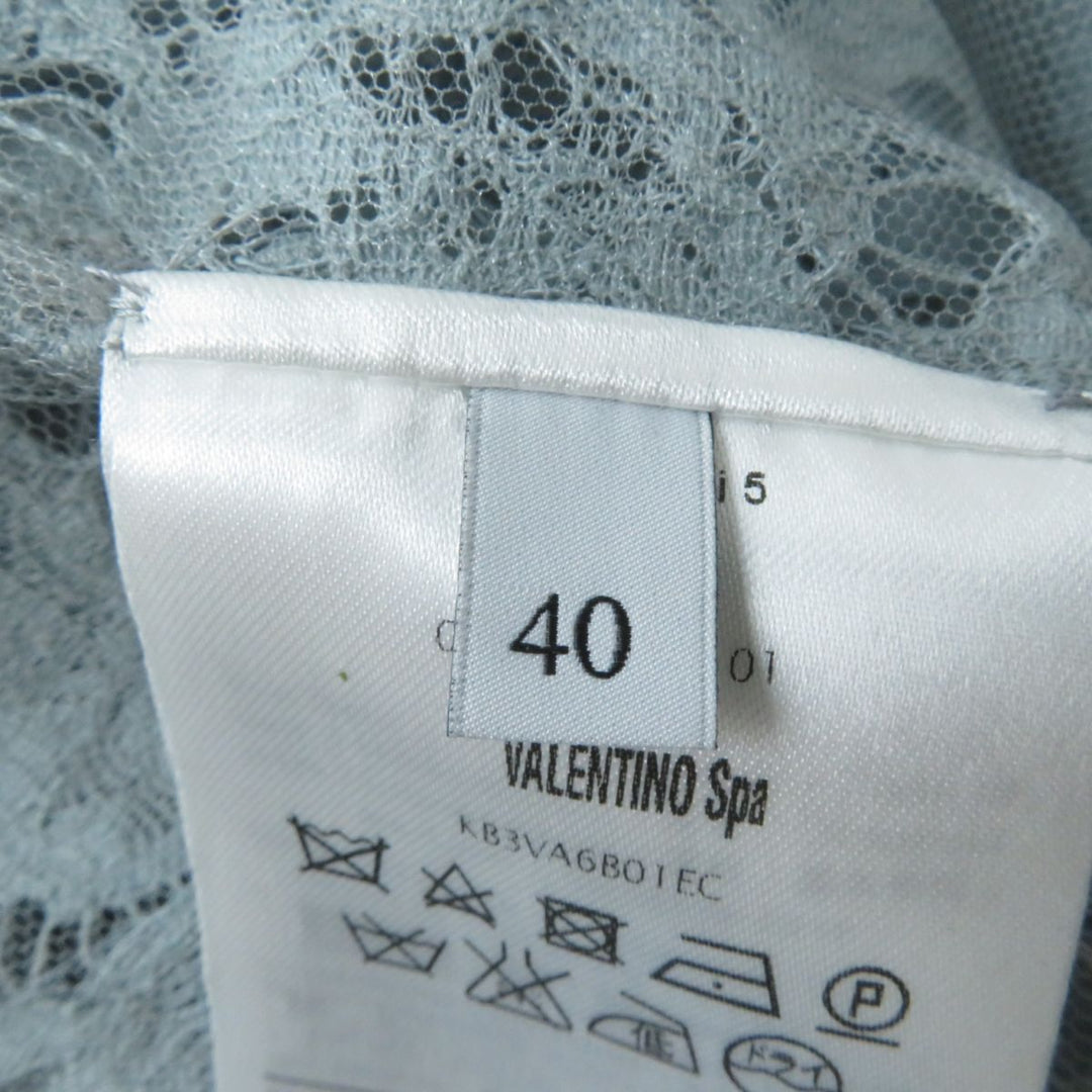 VALENTINO one piece cotton Ice blue 40