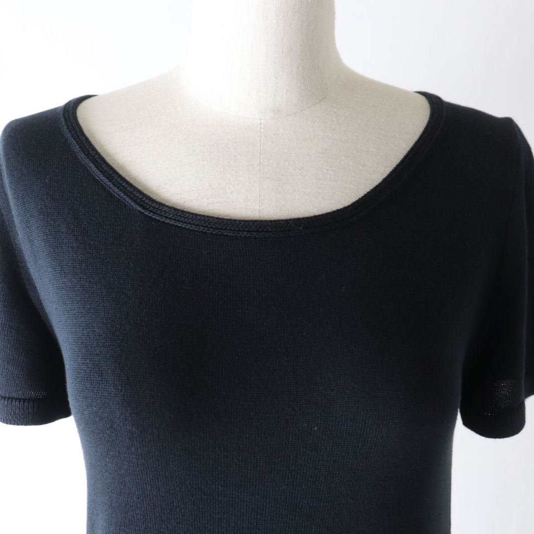 HERMES one piece cotton black 36