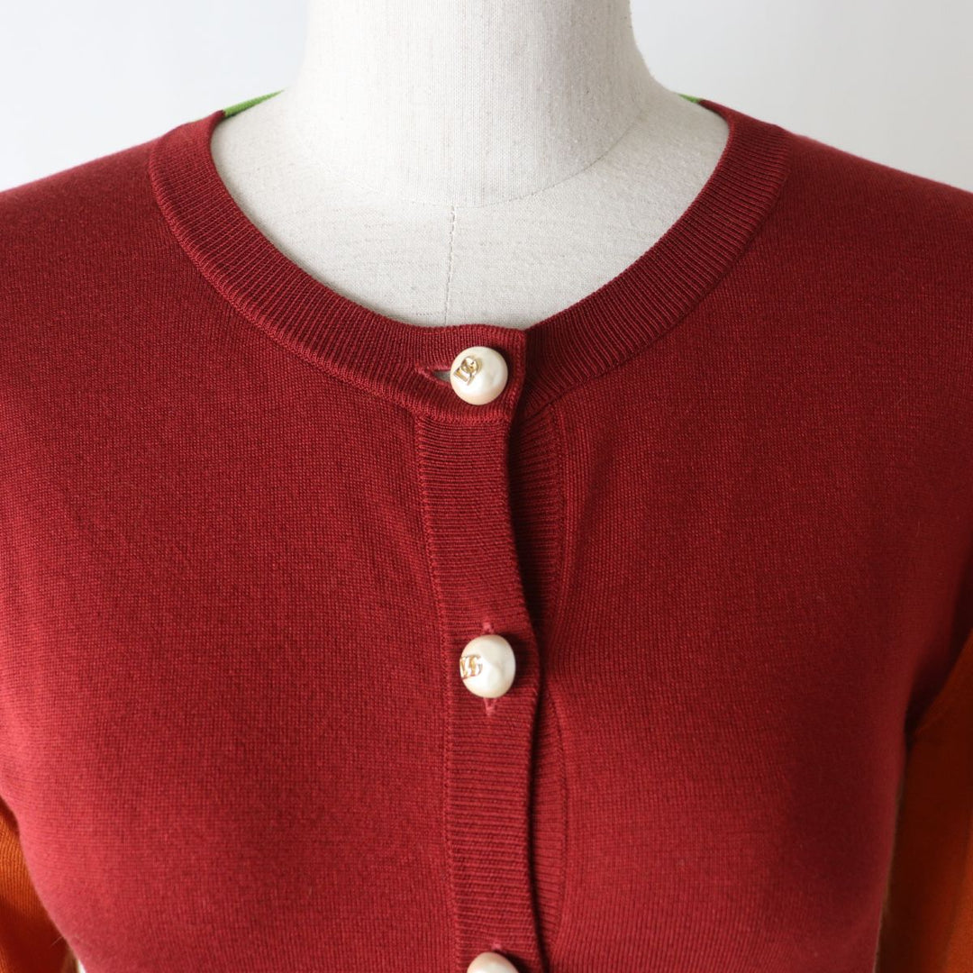 DOLCE&GABBANA cardigan silk multicolor 36