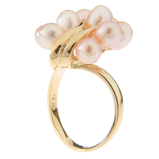 TASAKI Ring K18 Yellow Gold, Pearl gold Pearl Women Used Authentic