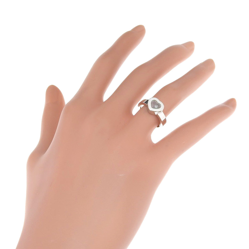 Chopard Ring 82/4354/20 K18 White Gold, Diamond Silver Happy Diamond Women Used Authentic