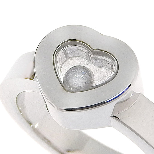 Chopard Ring 82/4354/20 K18 White Gold, Diamond Silver Happy Diamond Women Used Authentic