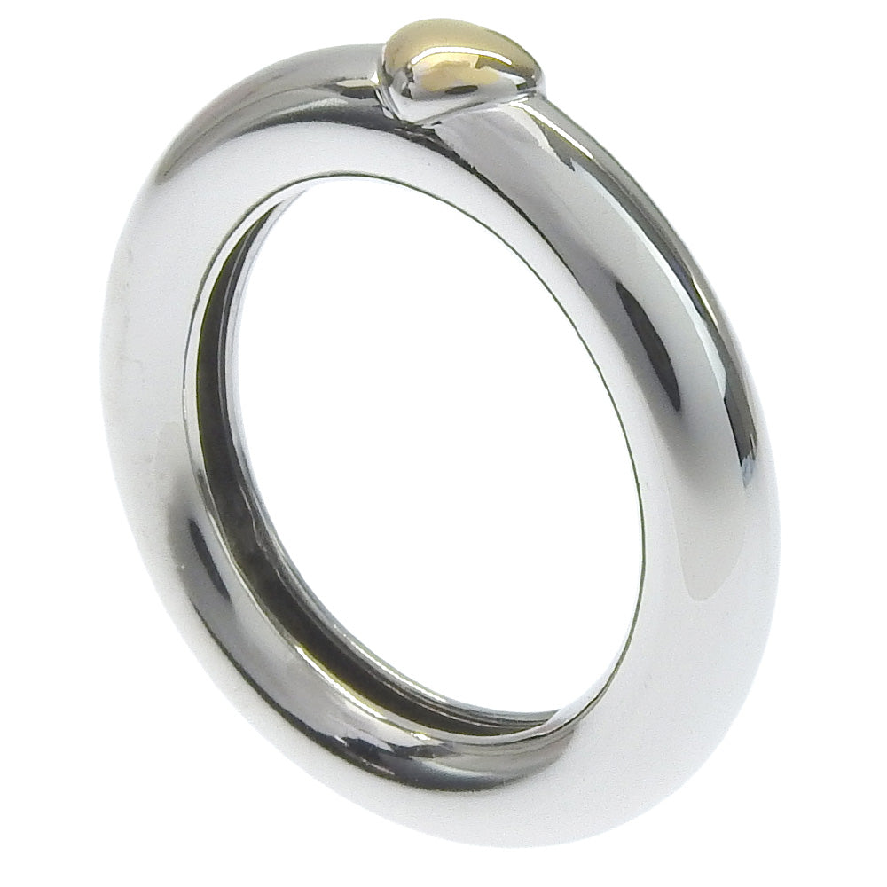TIFFANY&Co. Ring K18 white gold Silver Friendship Women Used Authentic