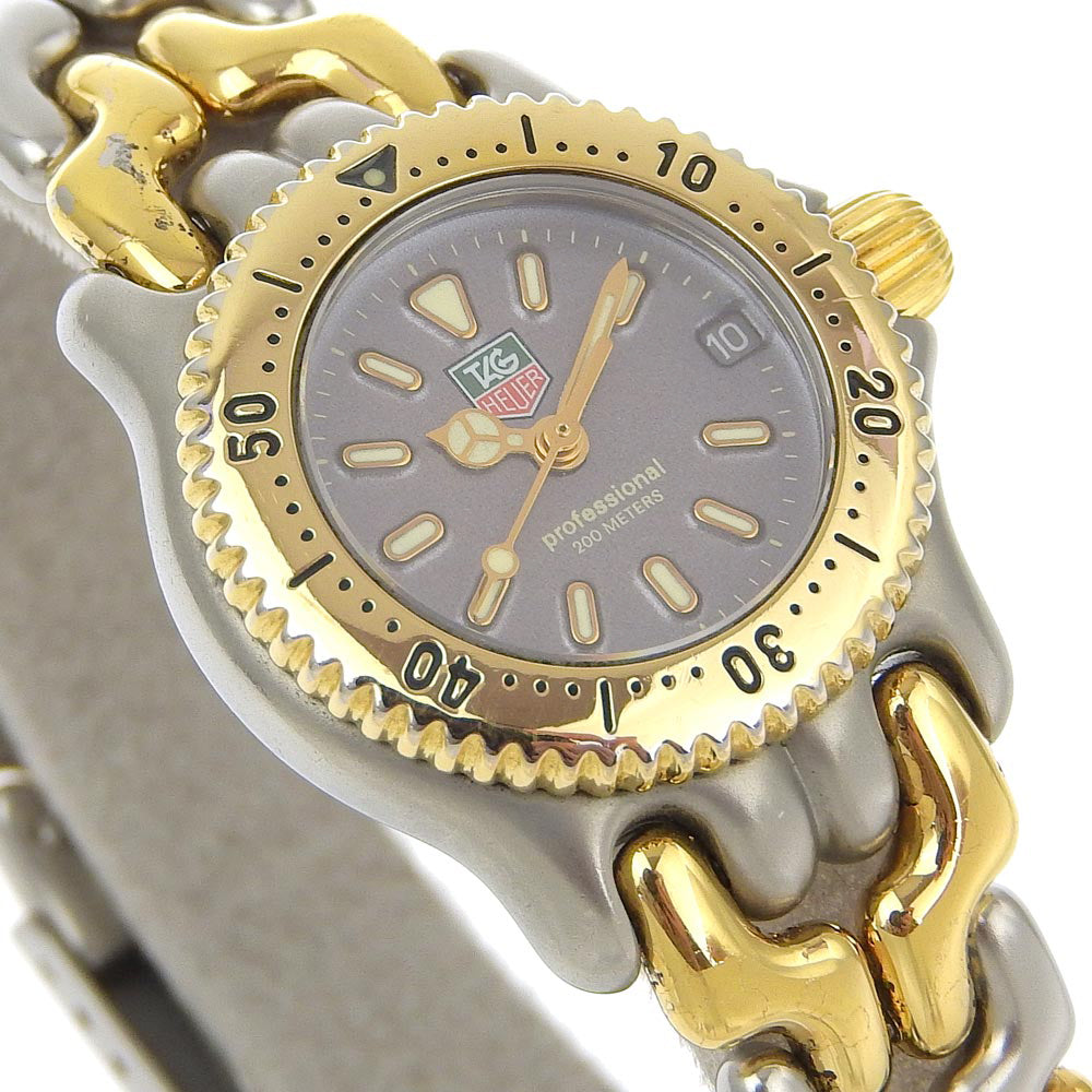 TAG HEUER Watches Quartz S95 208 Stainless Steel gray combination professional gray dial Women Used Authentic