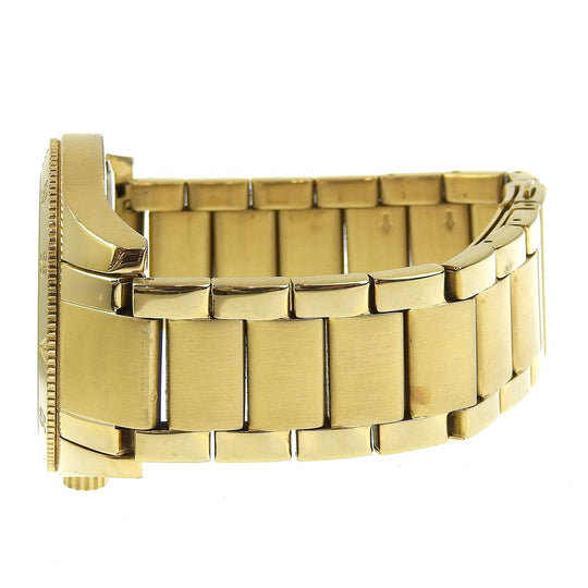 COACH Watches Quartz CA133.2.95.1754 Plated Gold black Day date black dial mens Used Authentic