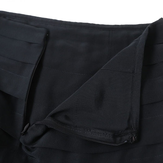 CHANEL skirt silk black 34