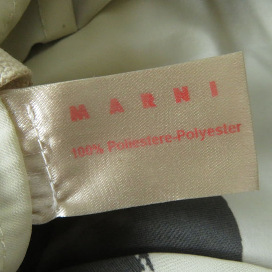 MARNI one piece polyester White x Black Dot Pattern 38