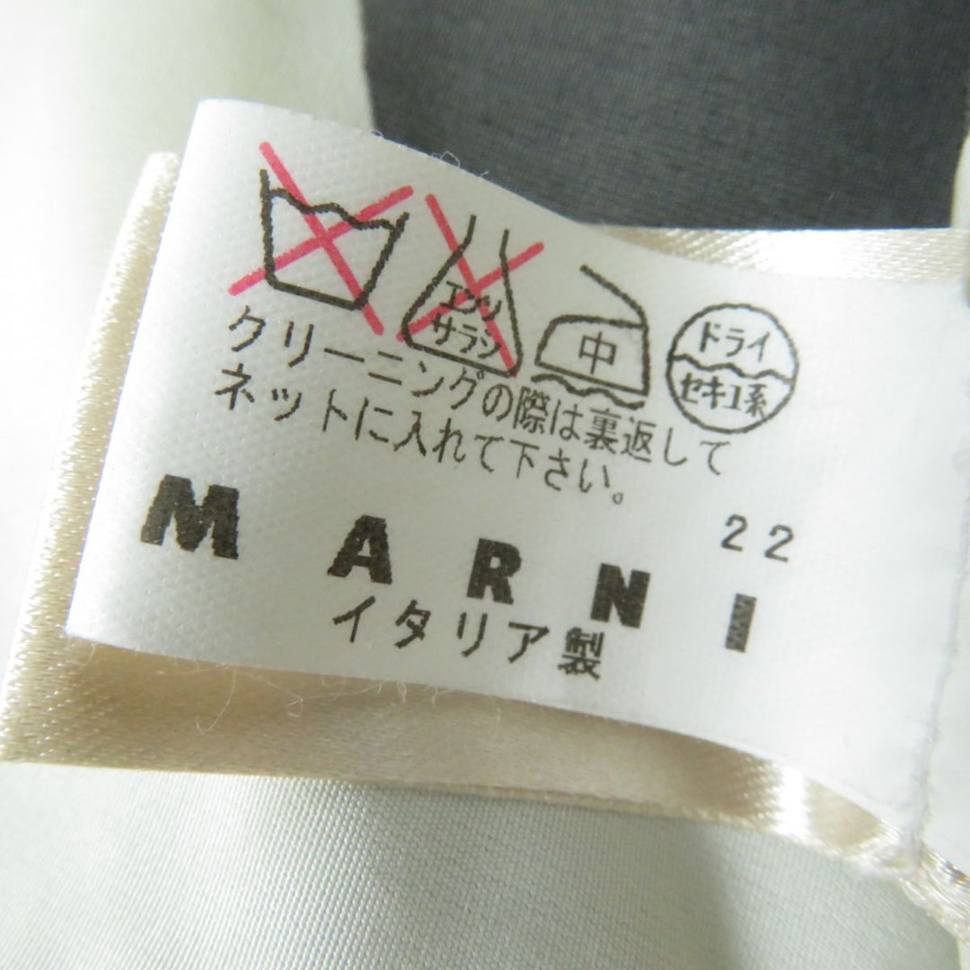 MARNI one piece polyester White x Black Dot Pattern 38