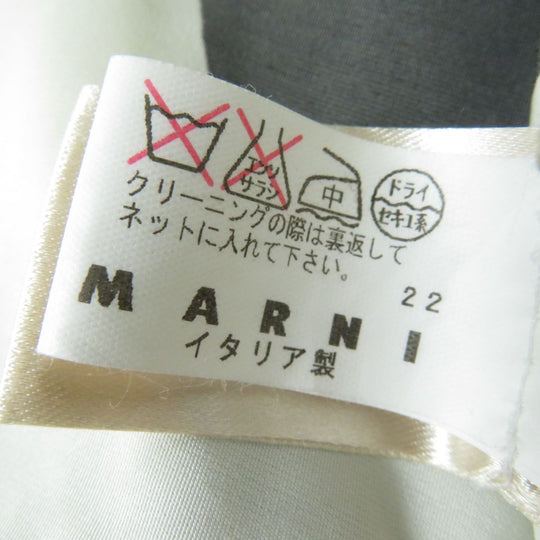 MARNI one piece polyester White x Black Dot Pattern 38