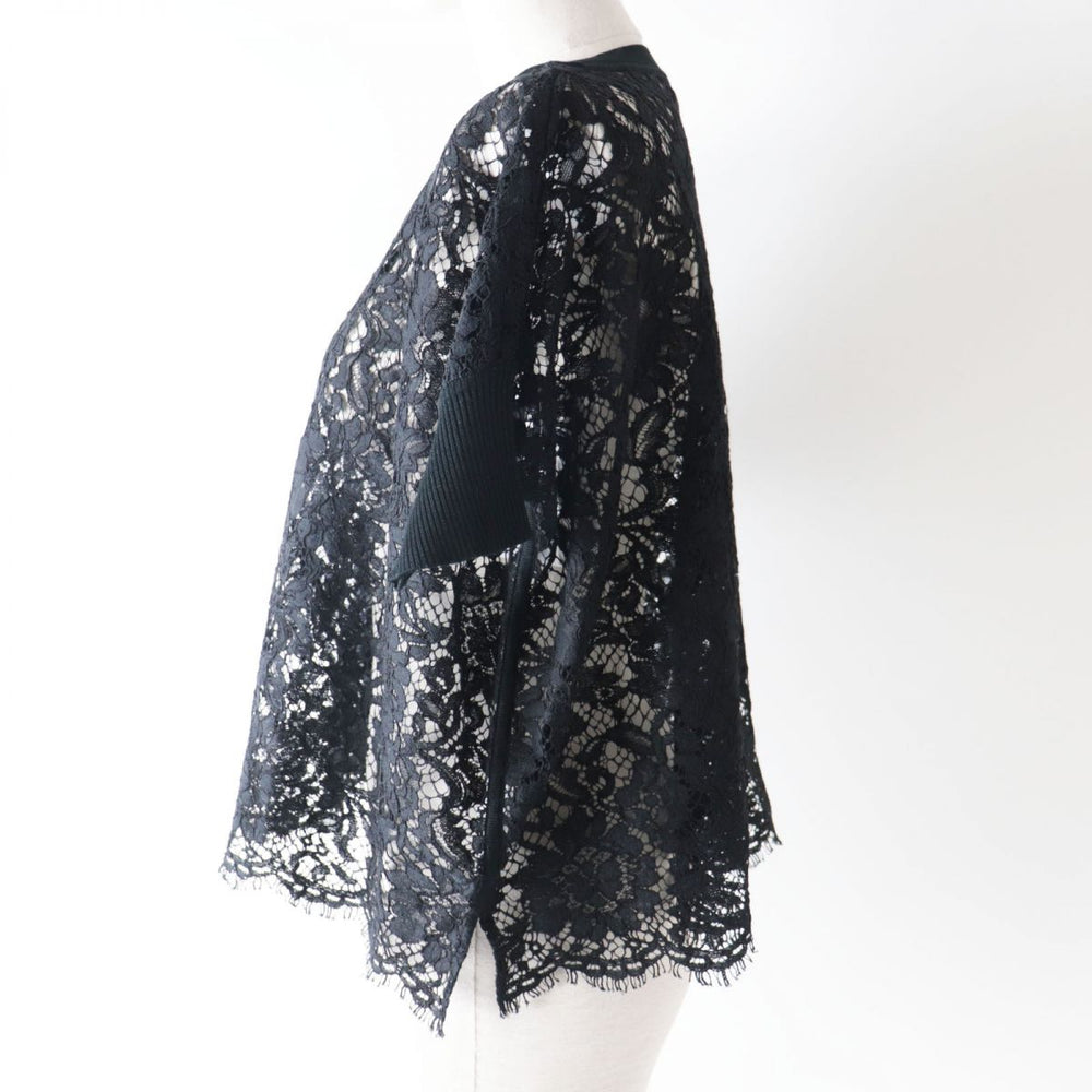 VALENTINO Cut cotton black XS