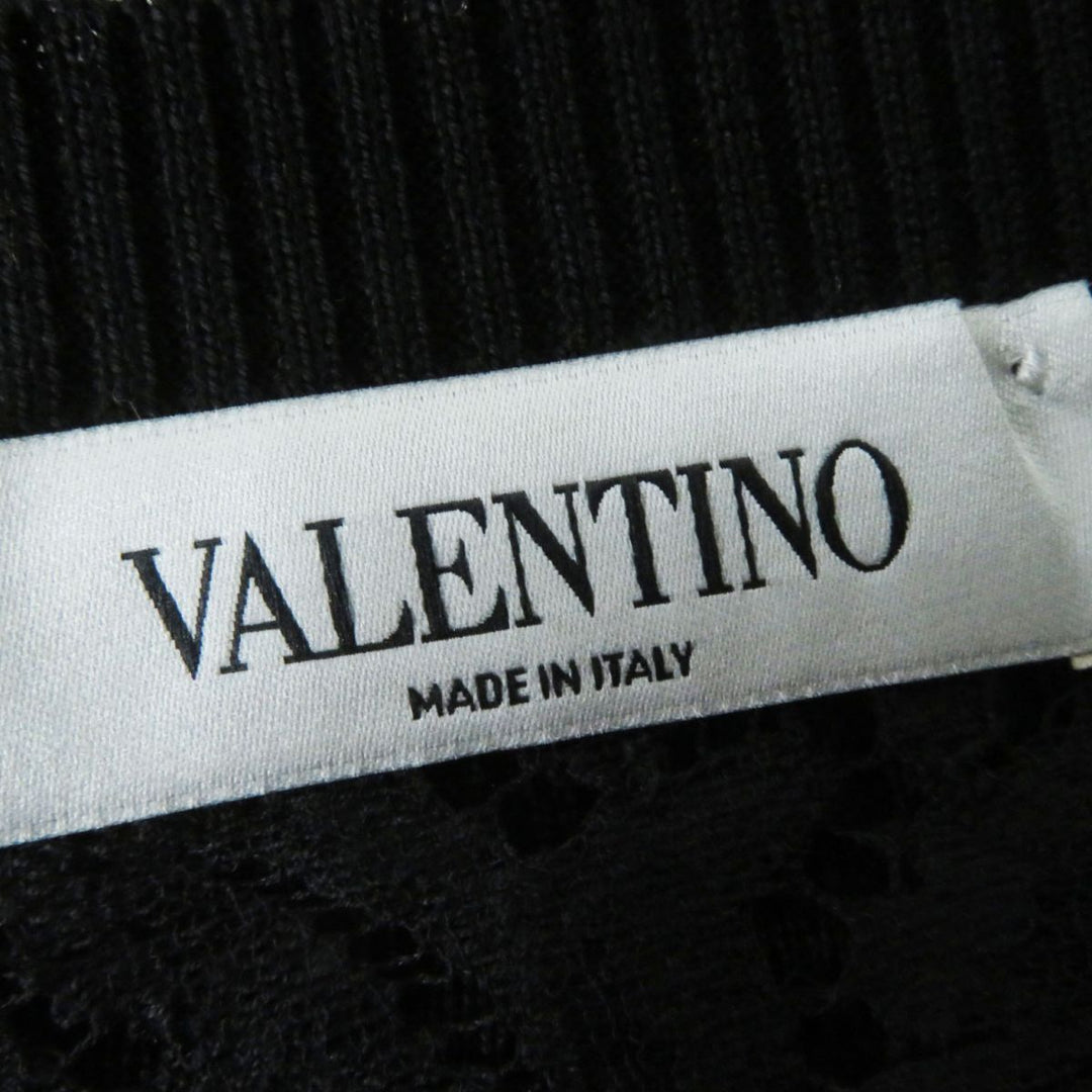VALENTINO Cut cotton black XS