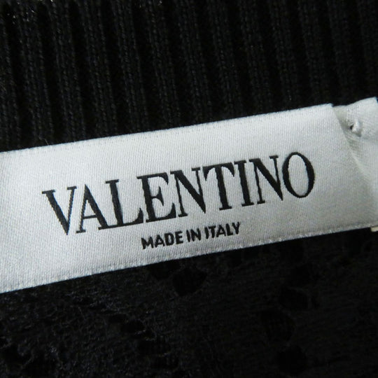 VALENTINO Cut cotton black XS