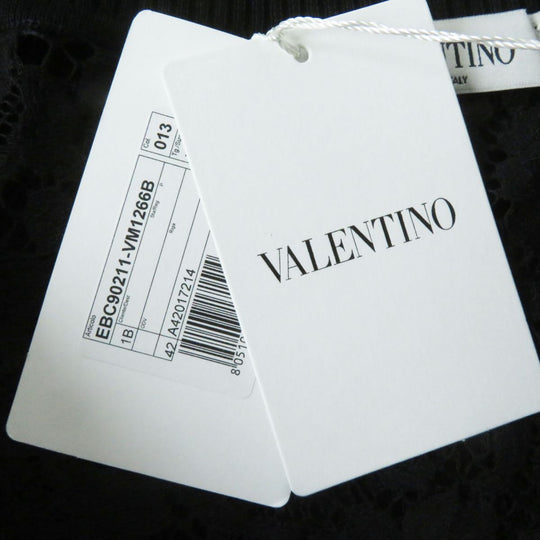 VALENTINO Cut cotton black XS