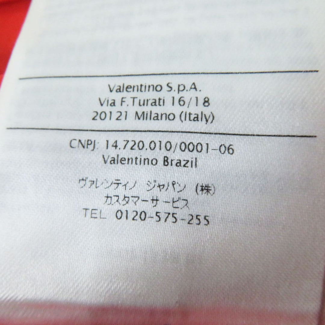 VALENTINO one piece cotton Red/Vermilion 42