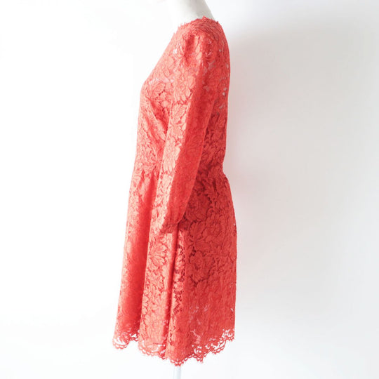 VALENTINO one piece cotton Red/Vermilion 42