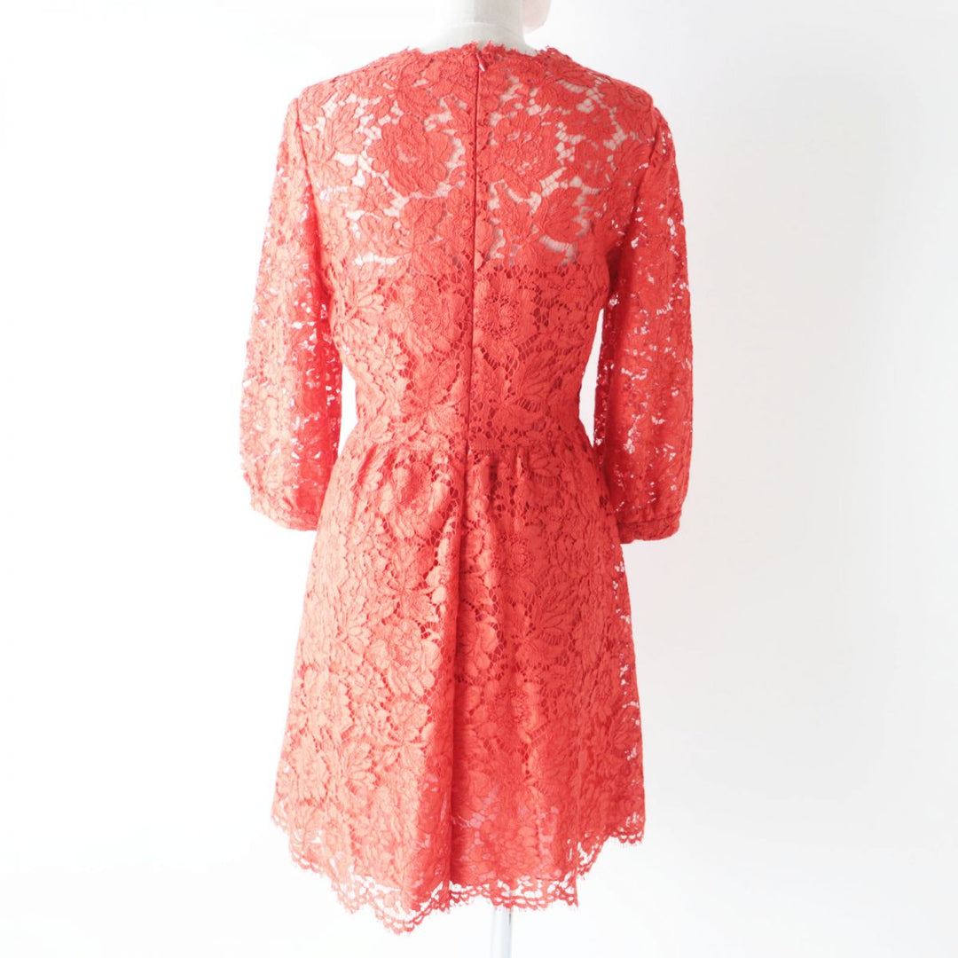 VALENTINO one piece cotton Red/Vermilion 42