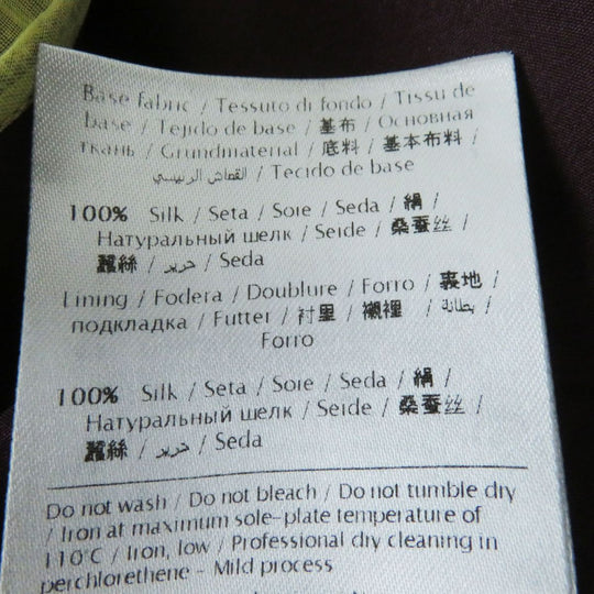 VALENTINO one piece Virgin wool Yellow x Purple x Khaki 42