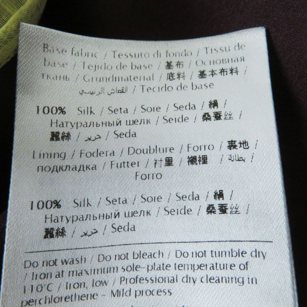 VALENTINO one piece Virgin wool Yellow x Purple x Khaki 42