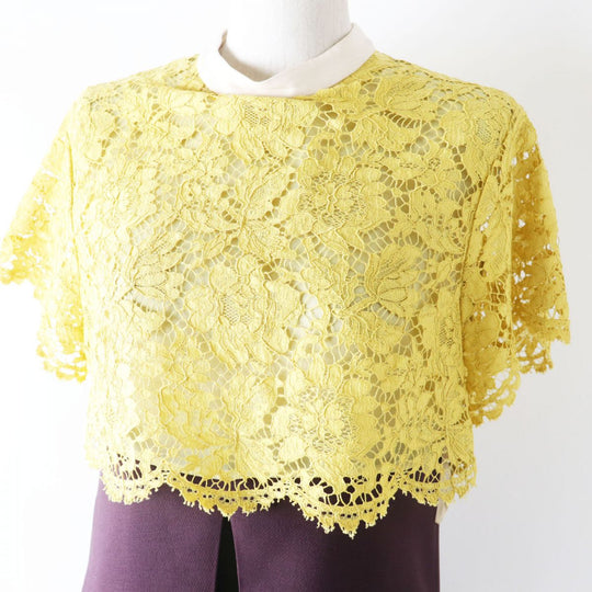 VALENTINO one piece Virgin wool Yellow x Purple x Khaki 42