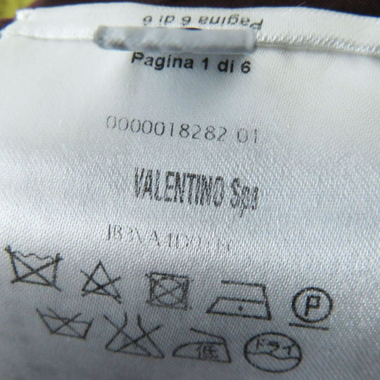 VALENTINO one piece Virgin wool Yellow x Purple x Khaki 42