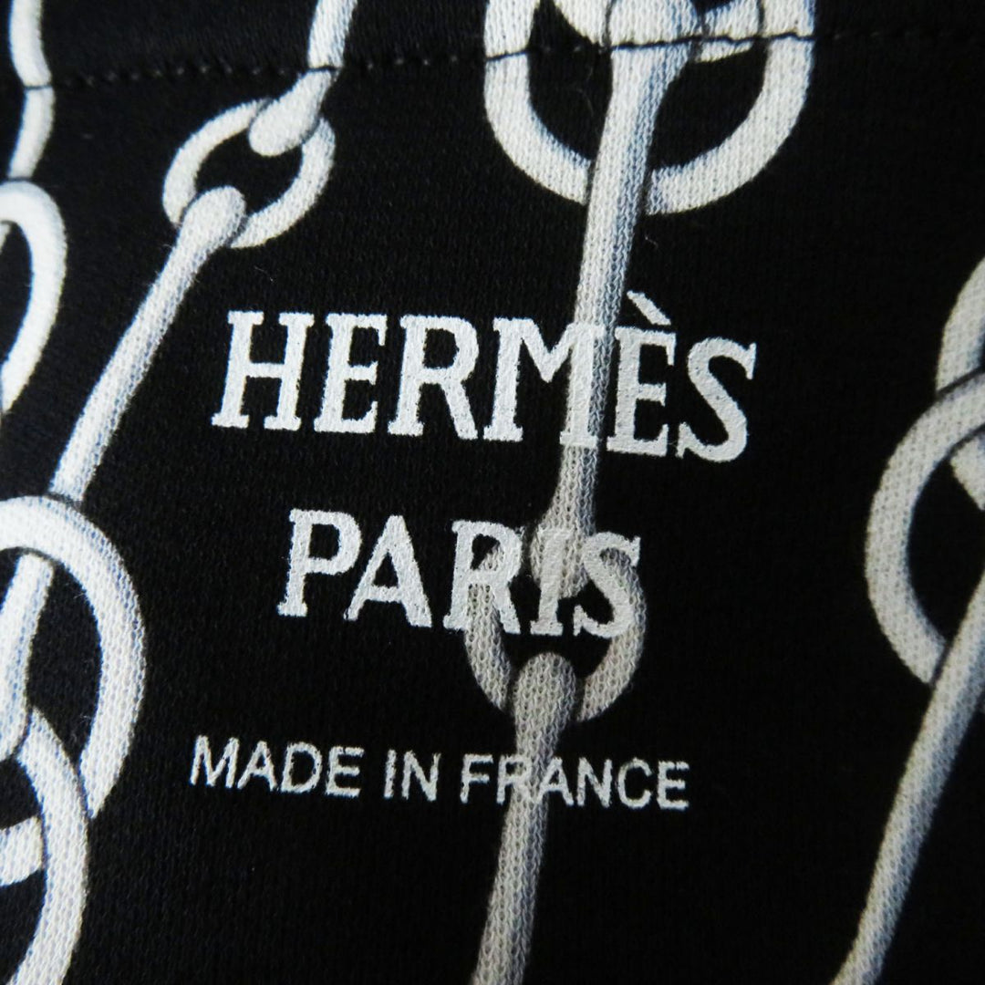 HERMES one piece cotton black CricketisPattern 38