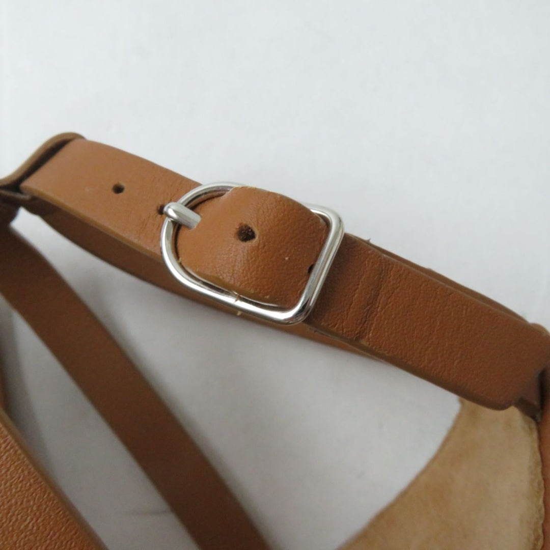 HERMES Sandals leather Brown 36