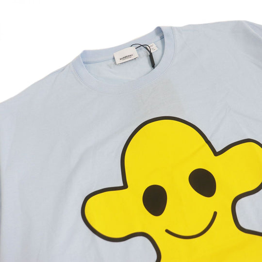 BURBERRY Cut cotton Light blue XL