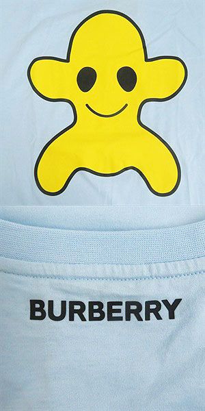 BURBERRY Cut cotton Light blue XL