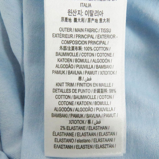 BURBERRY Cut cotton Light blue XL