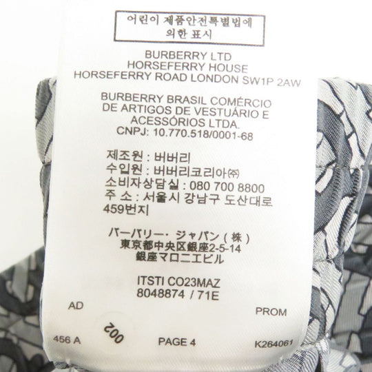 BURBERRY Pants silk gray XXS
