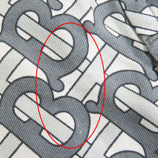 BURBERRY Pants silk gray XXS