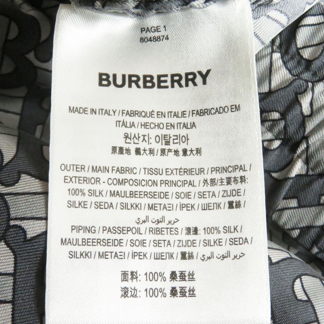 BURBERRY Pants silk gray XXS