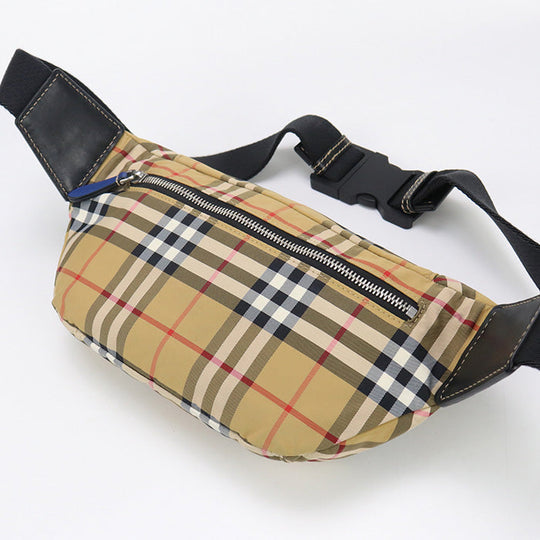 BURBERRY 800521 Belt bag Vintage check body bag Nylon beige unisex