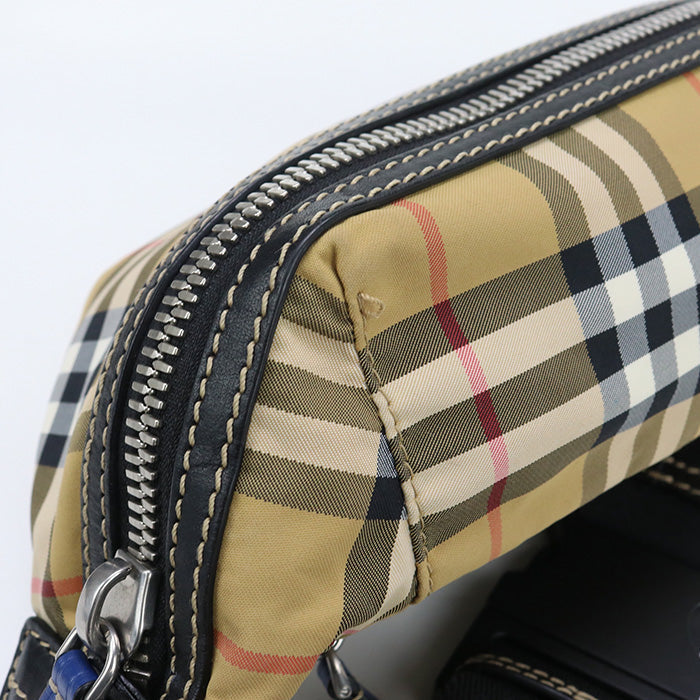 BURBERRY 800521 Belt bag Vintage check body bag Nylon beige unisex