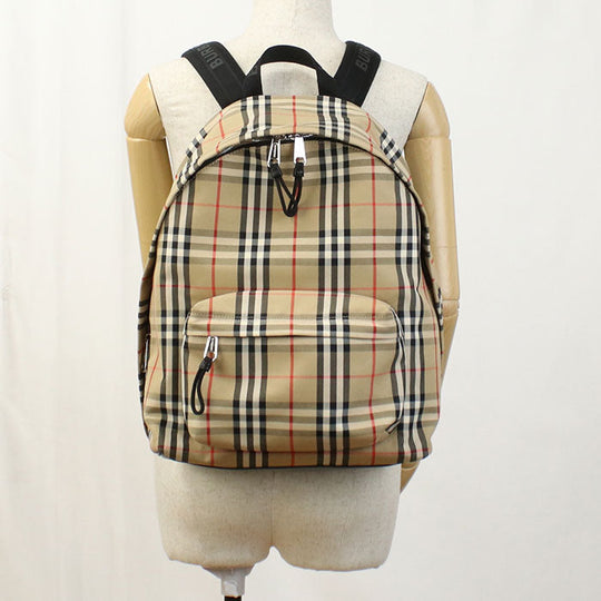 BURBERRY 8016106 Backpack Vintage nova check cotton, polyester beige unisex