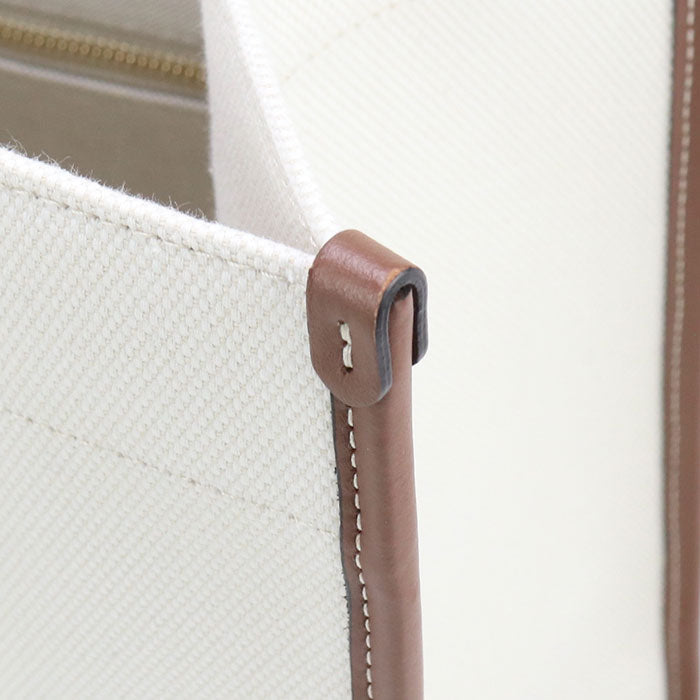 BURBERRY 8044129 medium frayed tote Tote Bag cotton/leather White Women