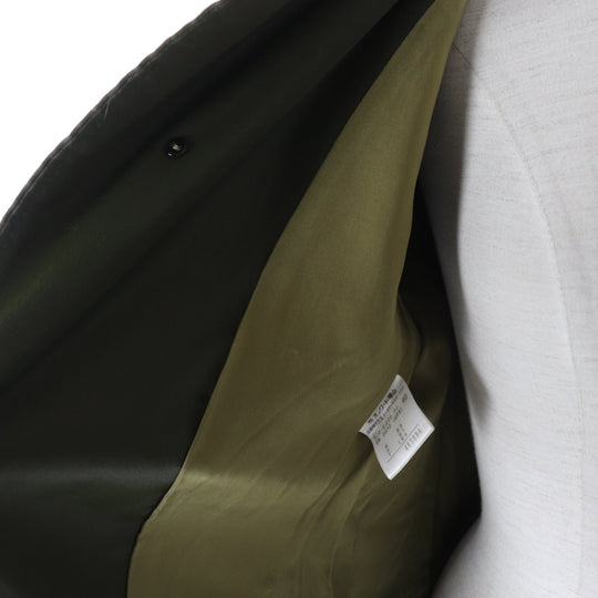 JEAN-PAUL GAULTIER Military coat Main: 100% polyester, Outer: Cupra, Part: 65% acrylic, Part: 25% wool, Part: 7% nylon, 3% polyurethane, Filling: 100% polyester khaki Women 40 Used Authentic