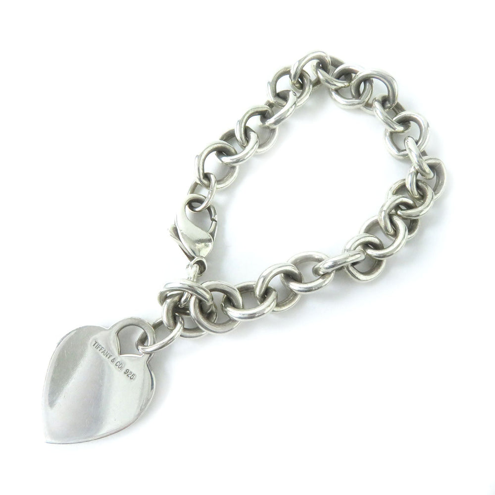 TIFFANY&Co. bracelet SV925 Silver Heart tag Return to TIFFANY & Co.